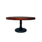 Suporte Wood com pé preto 